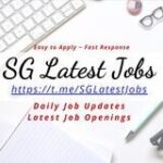 SG Latest Jobs 📣📣📣 - Telegram Channel
