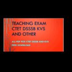 Teaching exam ctet dsssb kvs htet reet uptet nvs - Telegram Channel